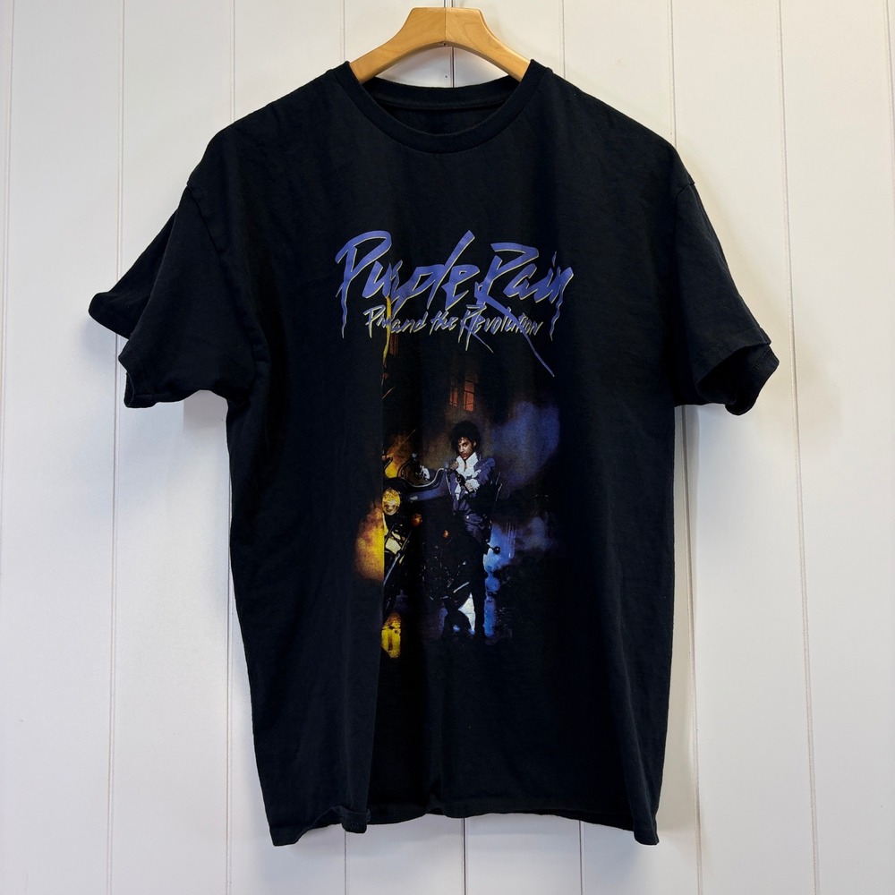 The Prince Estate Purple Rain Graphic T-Shirt Men Size XL 80s Movie Music Legend